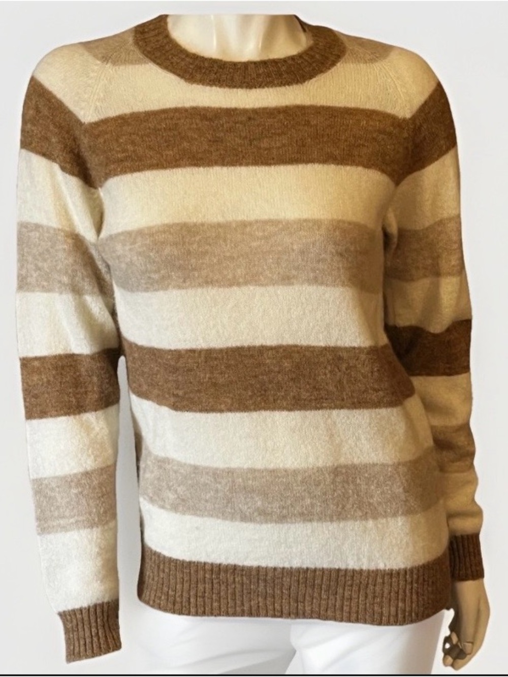 Woolrich striped alpaca blend knit sweater NWT size small